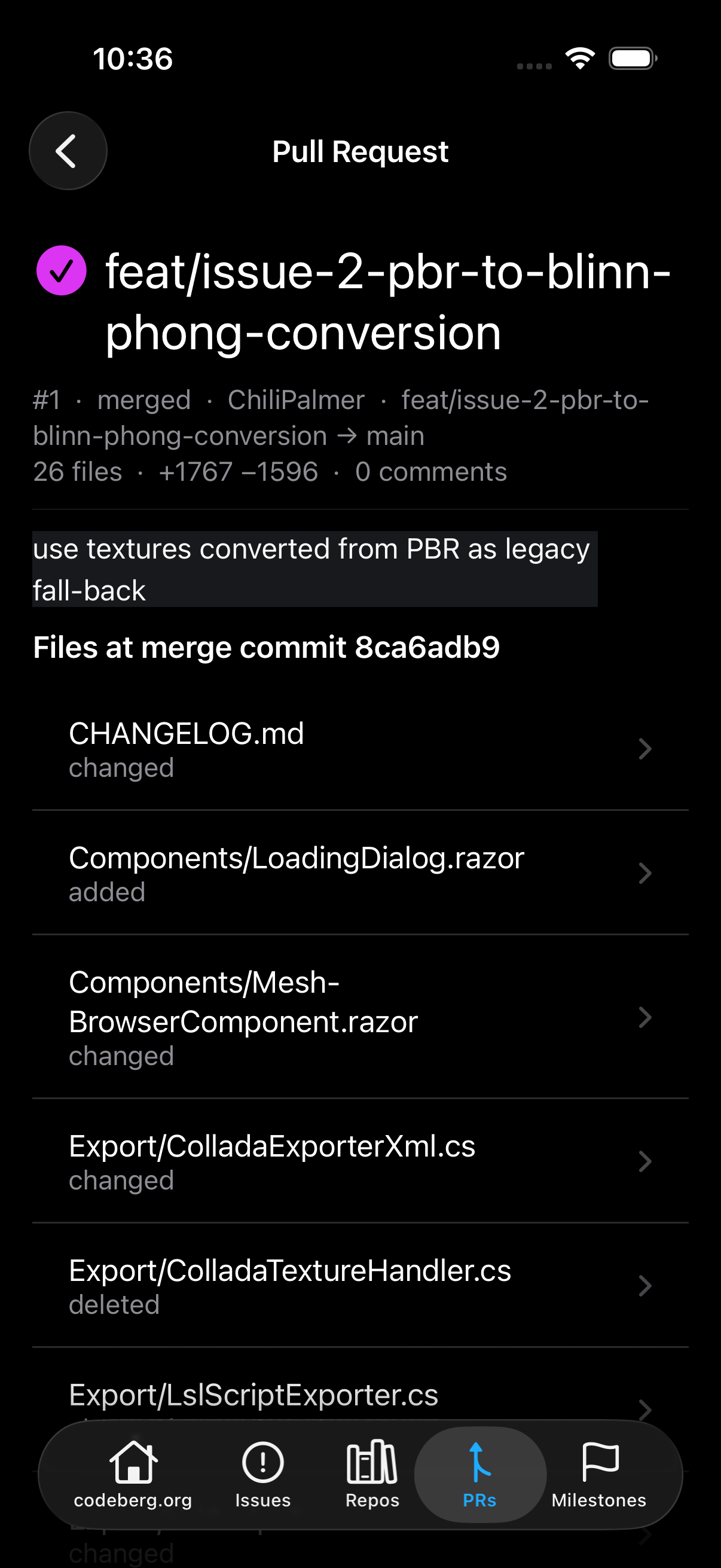 Gotcha pull request